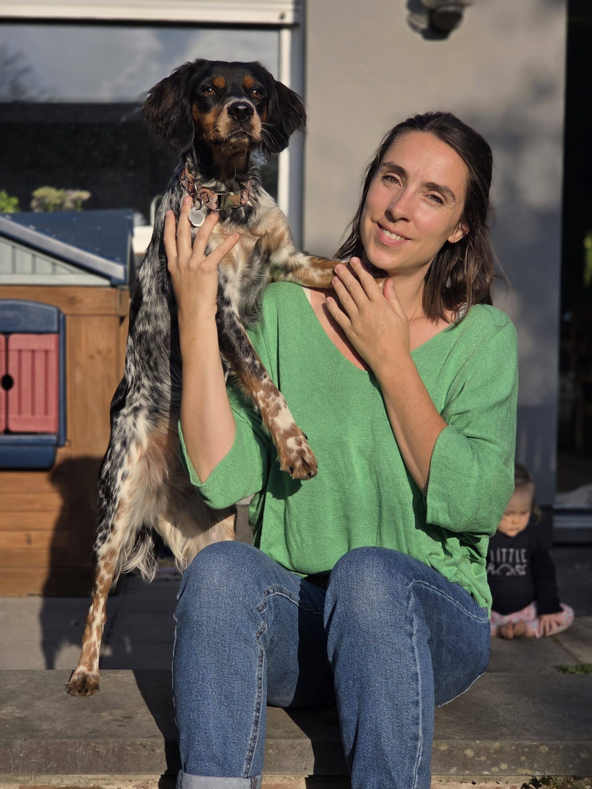 France avec sa chienne Yuna