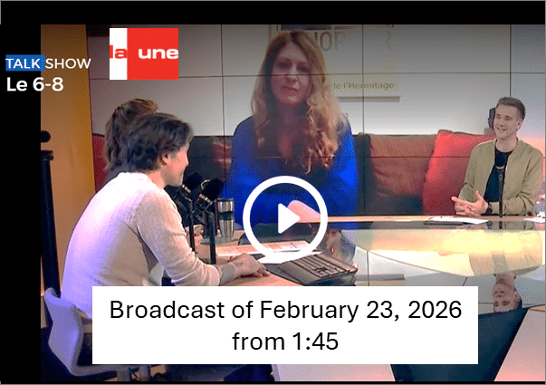 Video from La Une of February 23, 2026